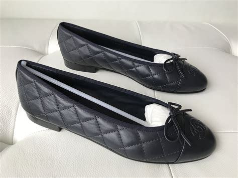 chanel quilted ballerina shoes|Chanel quilted ballerina flats.